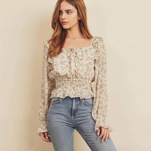 NWT Prairie Floral Blouse - Picture 2 of 6